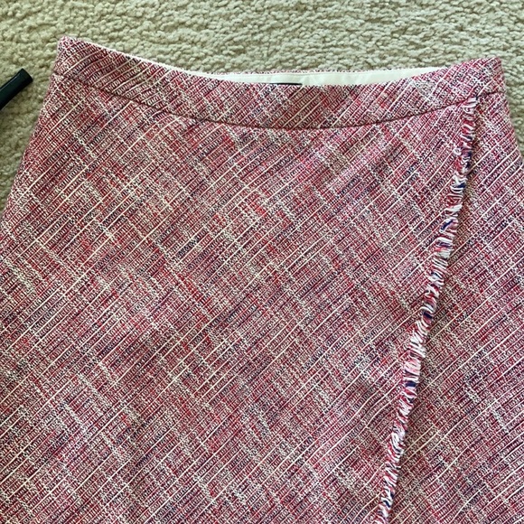 Banana Republic Faux Wrap Fringed Skirt - Picture 4 of 8